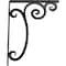 Ekena Millwork Avery Wrought Iron Bracket, (Single center brace), Powder Coated Black 1 1/2"W x 12"D x 15"H BKTM01X12X15SAV - alternate 6